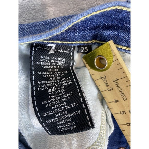 7‎ For All Mankind Jeans Women's Josephina Skinny Boyfriend Dark Wash - Size 25 - Picture 2 of 9